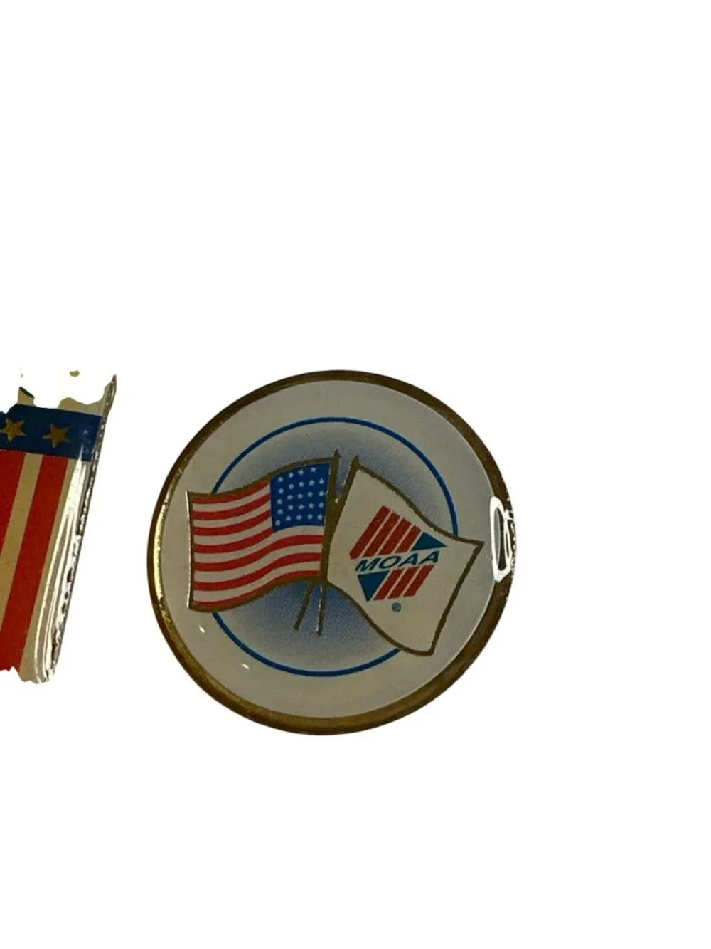 Vintage Assorted Pins Boxing Heart USA Olympic Flag Clover Elf MOAA Flag Pins